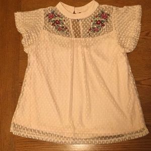 Embroidered top
